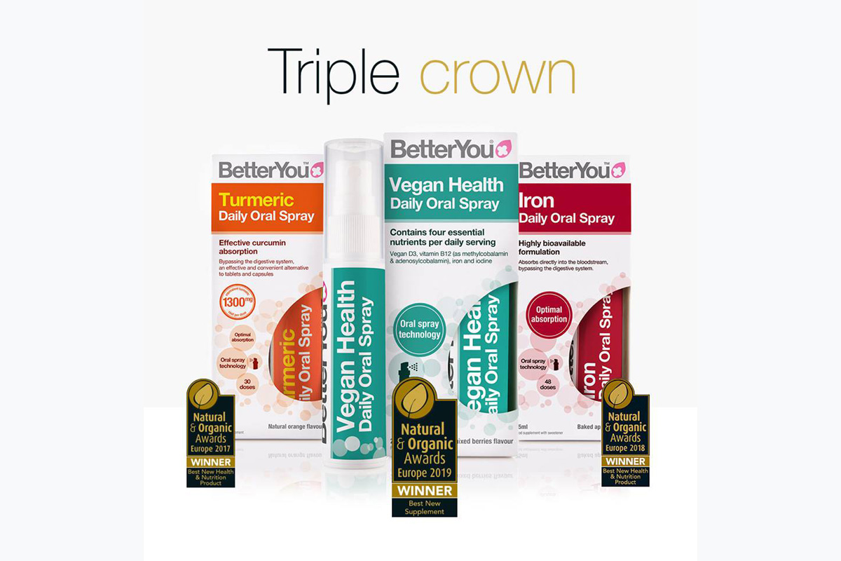 Better You “Best New Supplement” at Natural & Organic Products Europe